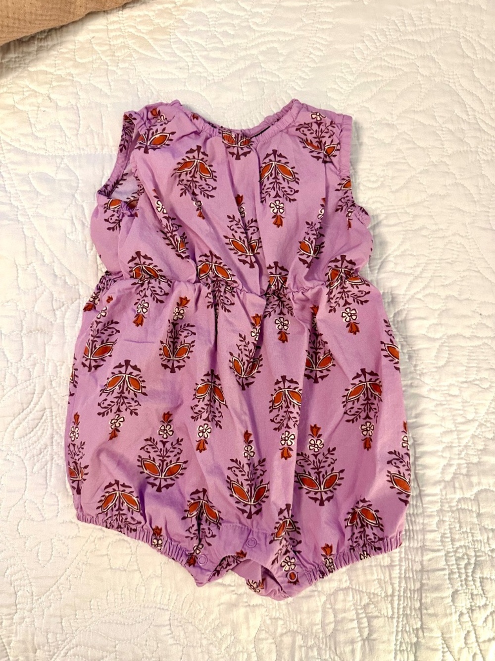 Tea brand Summer or Fall Purple Romper